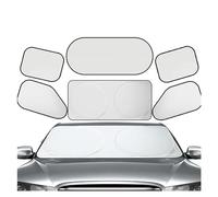 Voiture Pare Soleil Latérales Pare-soleil voiture, 6 pièces, Protection pare-brise, Protection solaire avant et arrière voiture, couverture pare-soleil pour fenêtre, rideau Protection Pare-Soleil Voit