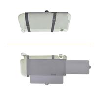 Voiture Pare Soleil, WANPOOL Extension de Pare Soleil pour Conducteur ou Passager - Gris - 1 pièce