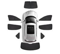 Voiture Pare Soleils pour BMW Mini Cooper 2023-, Fenêtres Utilisables Librement Protection Vie Privé Accessoires,8 PCS Full