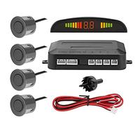 Voiture Parking | Système Radar recul Voiture avec 4 capteurs stationnement, détection Distance recul sans Fil LCD d'alarme pour Le stationnement