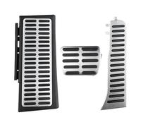 Voiture Pédale pour Q3 2013 2014 2015 2016 2017 2018 LHD Gaz Carburant Repose-Pieds Voiture Pédales Couverture Pad Acier Inoxydable D'accélérateur(3pc at with Rest)