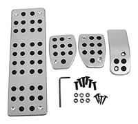 Voiture PéDales De Frein AntidéRapantes, Couvre-PéDales De En Alliage D’Aluminium Embrayage AccéLéRateur Pad Couverture De PéDale De Frein Accessoires pour Peugeot 307 RCZ 408 308 2008-2012
