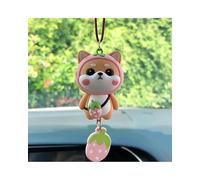 Voiture Pendentif Décoration Intérieure De Voiture Mignonne Cosplay Drôle Shiba Inu Pendentif De Rétroviseur Automobile Accessoires Décoration De Voiture Décoration Suspendue Voiture(Style 4)