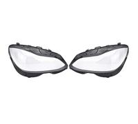 Voiture Phare Lentille Couvre Abat Jour Cache Pour Benz E200 E250 E300 E350 E400 E500 E550 E63 Pour AMG 2014-2016 Couvercle Lentille Phare Avant Voiture Coque(1 Pair)