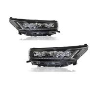 Voiture Phares avant Compatible Avec Pour Highlander 2018 2019 2020 2021 Kit D'accessoires Pour Phares Voiture Start Blue Lentille Projecteur