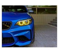 Voiture Phares pour BMW Série 2 F87 F22 F23 220i 228i M240i pour M2 2014 2015 2016 2017 Jaune Citron DRL Angel Eyes Xénon Phare Lumière Jour 7388923 7388924 Feux Avant