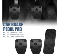 Voiture Pied Pédale Accélérateur Gaz Frein Embrayage Pédale Couverture Trousse Noir