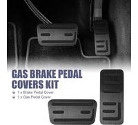 Voiture Pied Pédale Frein Gaz Pédale Coussin Kit Non Glissant Coussin Couvre Noir