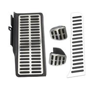 Voiture Pied Repos Pédale Pour VW Pour Jetta MK6 LHD, Pédales D'accélérateur En Acier Inoxydable, Repose-pieds Pédales Voiture(MT with rest pedal)