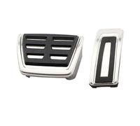 voiture Pieds Pédale Pour VW Pour Tiguan Pour Allspace Pour Jetta Pour Golf 7 8 MK7 MK8 2018-2022 Pédales Voiture Capuchon Repose-pieds Couvercle Frein Pédale Embrayage(AT Without Rest)