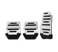 Voiture Pieds Repos Couverture Pour Pédale Universelle De Voiture 1 Jeu Pédales D'accélérateur Frein Vitesse Manuelle(Silver)