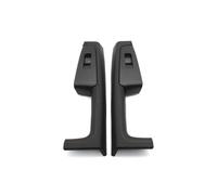 Voiture Poignée Intérieure Porte Garniture Panneau Commande Poignée Porte Avant Et Arrière Voiture 2 Ou 4 Pièces Pour Skoda Pour Superb 2008-2013 3TD867157(Rear 2piece-Black)