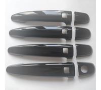 Voiture Poignées de Porte Extérieure Garniture Couvercle pour Toyota Estima Previa 2006-2021, ABS Auto Décoration Autocollant Garniture, A/Paint black-A/Style 4