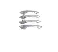 Voiture Poignées Porte Extérieure Pour Chevy Pour Tracker 19-23 Ensemble Couverture 4 Pièces Extérieures Accessoires Voiture Poignée Porte Couverture Garniture Style Voiture(Metallic Silver 4pcs)