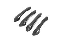 Voiture Poignées Porte Extérieure Pour Chevy Pour Tracker 19-23 Ensemble Couverture 4 Pièces Extérieures Accessoires Voiture Poignée Porte Couverture Garniture Style Voiture(Carbon Fiber 4pcs)