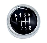 Voiture Pommeau Levier Pour VW Pour Passat B6 2005-2011 B7 2010-2014 CC 2009-2012 5/6 Vitesses Pommeau De Levier Vitesse Couvercle Chromé Tête Vitesses Poignée(6 speed)