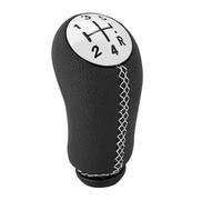 Voiture Pommeau Levier Vitesses Pour Laguna Pour Megane 2 Pour Clio 3 Pour Scenic 2 Intérieurs Voiture Pommeau Levier Vitesse 5 Vitesses Tête Bâton Poignée Levier Manette Vitesse Accessoires(Chrome Wh