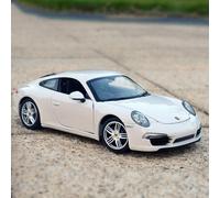 Voiture Porsche 911 Carrera Rouge 1:24 En Alliage, Modèle De Voiture De Simulation, Décoration De Collection, Jouet Pour Garçon, Cadeau