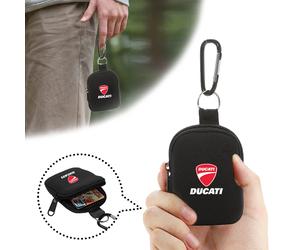 Voiture Portable toile Mini portefeuille décontracté carte d'identité porte-monnaie adapté pour Ducati Corse 796 795 821 Monster Diavel Multistrada Panigale