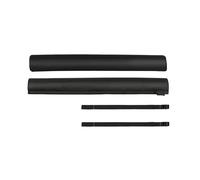 Voiture Porte Bagages Coussinets Souples pour Barres De Toit, Universels 28 Pouces pour Transversales, Porte-Bagages, Canoë, Snowboard Barres Toit Voiture