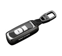 Voiture Porte-clés pour Mazda MX-5 2015-2025 Aspect Carbone avec Porte-clés, Antichoc et sans Perte de Signal,Black-A