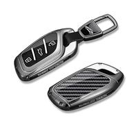 Voiture Porte-clés pour MG One ES5 2021-2025 Aspect Carbone avec Porte-clés, Antichoc et sans Perte de Signal,A-3 Buttons