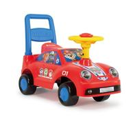 Voiture Porteur Bébé Paw Patrol Chase Marshall 12 Mois + avec Volant + Klaxon - Moto Enfant à Pousser et Chevaucher - Jouet Motricité Ergonomique Stable + Léger + Rouge pour | INJUSA