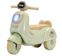 Voiture Porteur Enfant Moto Jouet Mobile avec lumières et Musique, Voiture Mobile for Enfants de 1 à 4 Ans, Dessin animé, Couleurs Assorties, Tricycle for Enfants Vélo-Trolley(Groen)
