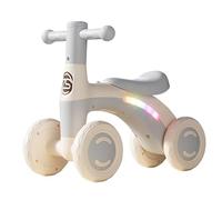 Voiture Porteur Enfant Vélo d'équilibre à 4 Roues résistant aux Rayures for l'intérieur et l'extérieur, Jouet for Tout-Petits avec Limite de Direction Vélo-Trolley(Grey)