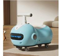 Voiture Porteur Enfant Voiture à Bascule en Forme de cacahuète, avec Musique, lumière, Anti-retournement, Roue Clignotante silencieuse, Casque, Sac à Dos. À partir de 3 Mois. Porteur Enfant