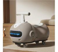 Voiture Porteur Enfant Voiture à Bascule en Forme de cacahuète, avec Musique, lumière, Anti-retournement, Roue Clignotante silencieuse, Casque, Sac à Dos. À partir de 3 Mois. Porteur Enfant