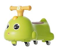 Voiture Porteur Enfant Voiture à Pousser thème Dinosaure, Pied au Sol, Voitures coulissante for bébé for garçons et Filles, Musique et lumières, Rangement sous Le siège (Vert) Vélo-Trolley