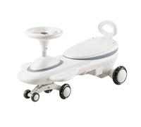 Voiture Porteur Enfant Voiture électrique for Enfants 6 V avec lumières et Musique, idéale for l'intérieur et l'extérieur. Vélo-Trolley(Wit,Sliding Type)