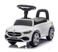 Voiture Porteur Enfants Mercedes-Benz avec Bouton Effets Sonores, Rangement sous Siège et Bloc Anti-Basculement, 1 à 3 Ans, Blanc