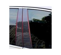 Voiture Poteaux Pilier Polis Garniture Fenêtre Couverture BC Colonne pour Land Rover Lr2 pour Freelander 2 2007 2008 2009 2010-2015(Fibre de Carbone)