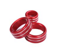 Voiture Pour 1 2 3 3GT 4 X1 F30 F34 F20 Climatisation Audio Bouton Contrôle Volume Anneau Garniture(ROUGE)