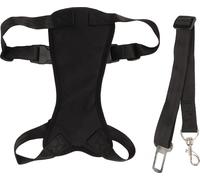 Voiture pour chien -Harnais de sécurité Set filet respirant gilet de sécurité réglable avec pour xl