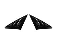 Voiture pour Civic Hatchback 2016-2021 Lunette Latérale Arrière Persiennes Volet Bouche D’aération(Noir Brillant)
