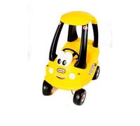Voiture pour enfant - LITTLE TIKES - Cozy Coupé Taxi Cab - Jaune - 18 mois à 5 ans - Klaxon inclus