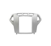 Voiture pour F&ord pour Mondeo 2007-2010 9,7 Pouces 2 DIN Autoradio Façade D'autoradio Cadre Multimédia Lecteur Vidéo Navigation DVD Panneau Garniture Cadre Panneau D'autoradio(Silver Frame)