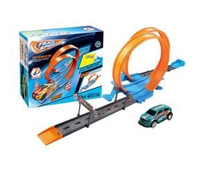 Voiture Pour Jouets Pour Rails Flexibles - Jeu De Pistes De Course Pliable, Piste De Jouet Pour Enfants