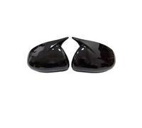 Voiture Pour Kia Pour Rio 2011-2017 Cache Rétroviseur Latéral Horn Wing Cap Exterior Door Rear View Case Trim Accessoires(Pas de lumière Noir)