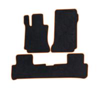 Voiture pour Mercedes C Classe W204 2007 2008 2009 2010 2011 2012 2013 2014 Tapis De Sol Tapis Moquettes(Orange)