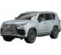 Voiture pour Miniature moulée sous Pression l'épour Chelle 1:24 pour Lexus LX600 ES300 Modèle réduit Alliage moulé SUV Portes arrière ouvrantes Effets sonores