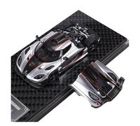 Voiture pour Miniature pour Koenigsegg One:1 argentée l'épour Chelle 1:64 Alliage moulé sous Pression Toit Ouvert Adultes