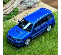 Voiture pour Miniature pour Subaru pour Forester SG9 Bleue Alliage épour Chelle 1:64 pour décorations fêtes thème(Blue)