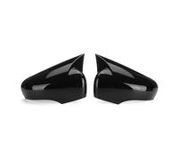 voiture Pour R&enault Pour Clio 4 MK4 Pour Captur Pour Zoe Voiture Rétroviseur Latéral Couverture Aile Capuchon Autocollant Extérieur Porte Boîtier Garniture Accessoires(Noir brillant)