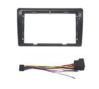 Voiture Pour Seat Pour Arosa Pour Ibiza Panel Player Audio Dash 2 Din Cadre Tableau Bord Kit Montage 9" Autoradio Fascia Accessoires(Fascia et câble)