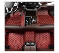 Voiture pour Tesla pour Model Y 2024 3D Couverture Complète Tapis De Sol Accessoires pour Moquette(Wine Red 3 Pieces)