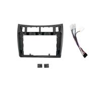 Voiture Pour Toyota Pour Yaris Pour Vitz 2005-2011 Kit Panneau Montage Tableau Bord Radio 9 Pouces Adaptateur Fascia Cadre Voiture Accessoires(Ensemble complet (noir))